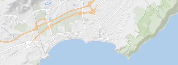 Map of Benidorm