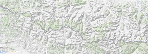 Map of Pyrénées National Park
