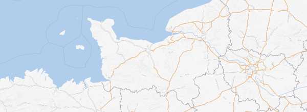 Map of Calvados