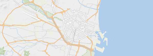 Map of Valencia (Spain)