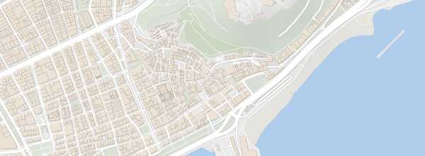 Map of Old Town (Alicante)