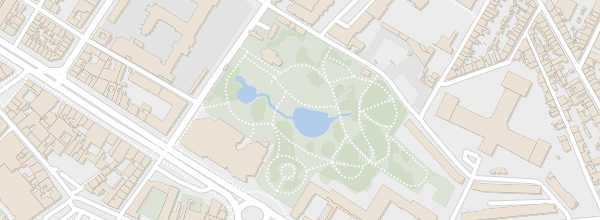 Map of Angers Botanical Garden
