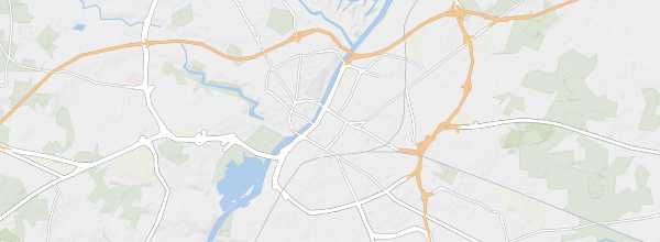 Map of Angers