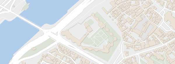 Map of Angers Castle
