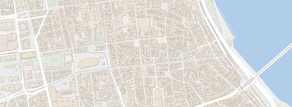 Map of Old Bordeaux