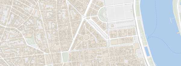 Map of Quinconces and the Golden Triangle