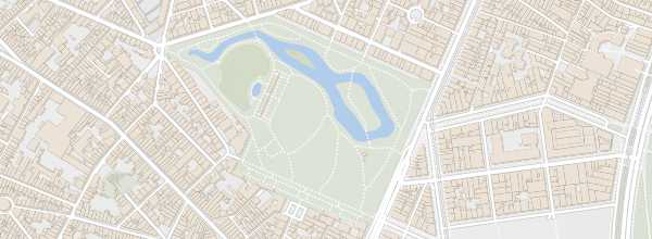 Map of Bordeaux Public Garden