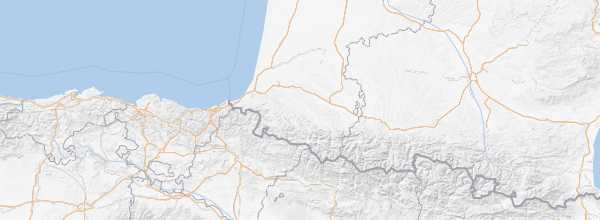 Map of Pyrénées-Atlantiques