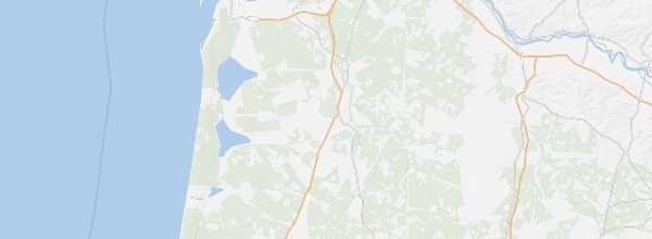 Map of Landes Forest
