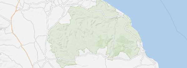 Map of North York Moors National Park