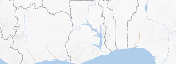 Map of Ghana