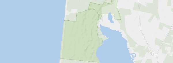 Map of Hourtin Dunes and Marshes