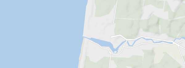 Map of Mimizan Beach