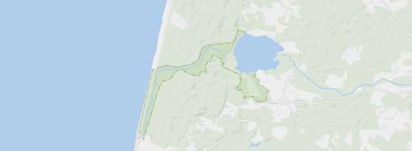 Map of Huchet Stream