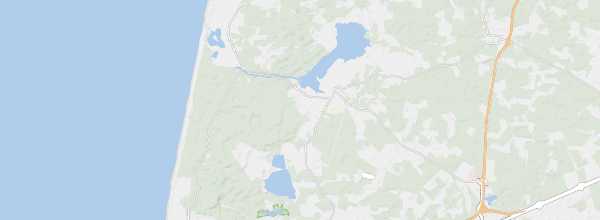 Map of Five Lakes of Soustons