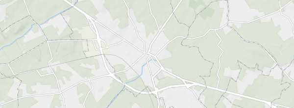 Map of Valognes