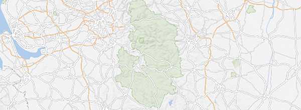 Map of Peak District