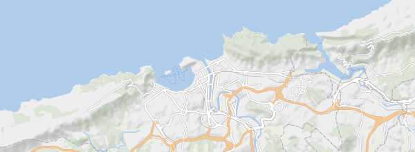 Map of San Sebastián