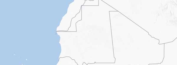 Map of Mauritania