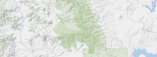 Map of Monarch Butterfly Biosphere Reserve