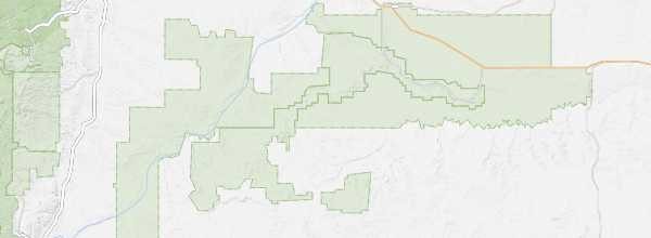 Map of Badlands National Park