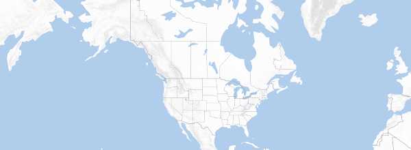 Map of North America
