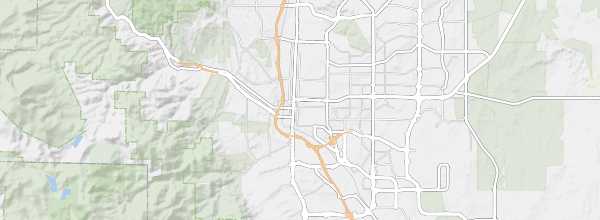 Map of Colorado Springs