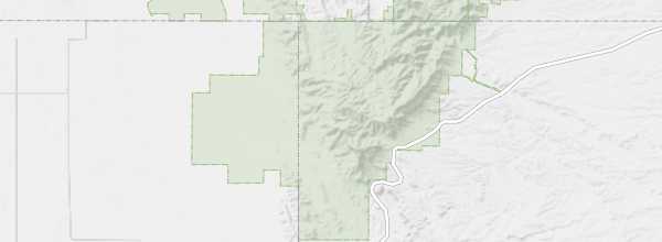 Map of Guadalupe Mountains National Park
