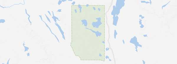 Map of Prince Albert National Park