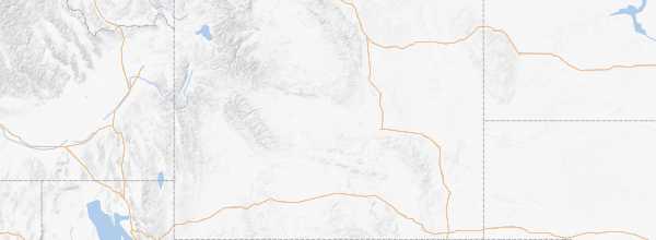 Map of Wyoming