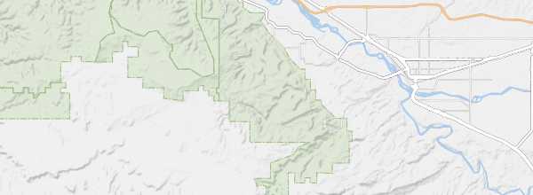 Map of Colorado National Monument