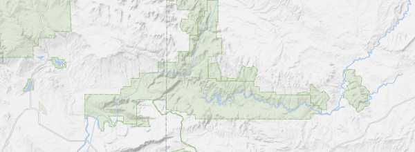 Map of Dinosaur National Monument