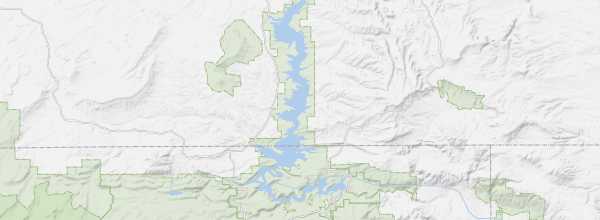 Map of Flaming Gorge National Recreation Area