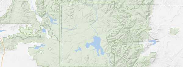 Map of Yellowstone National Park