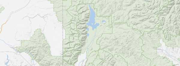 Map of Grand Teton National Park