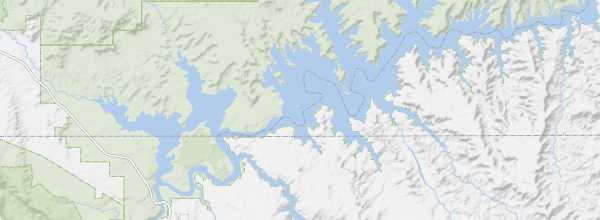 Map of Lake Powell