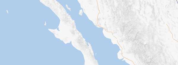 Map of Gulf of California Islands