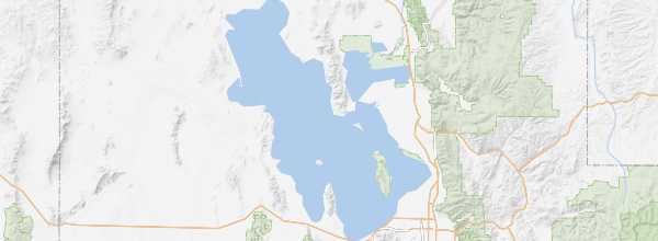 Map of Great Salt Lake