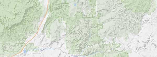 Map of Zion National Park