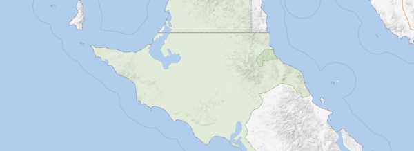 Map of El Vizcaíno Whale Sanctuary