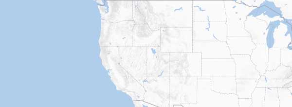Map of American West