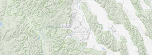 Map of Custer County