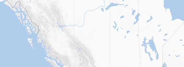 Map of Alberta