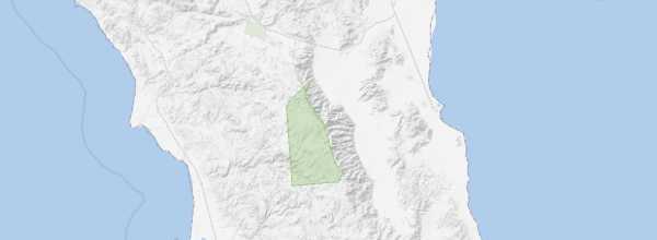 Map of Sierra de San Pedro Mártir
