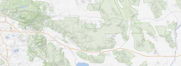 Map of Joshua Tree National Park