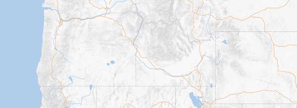 Map of Oregon Trail