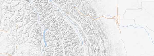 Map of Kootenays