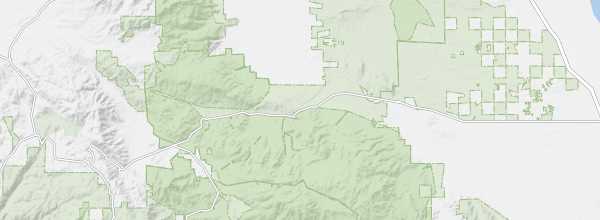 Map of Anza-Borrego Desert State Park