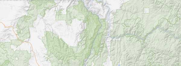 Map of Hells Canyon