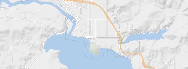 Map of Coeur d'Alene